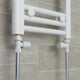 1500x700mm Towel Rail Radiator Flat White Central Heating