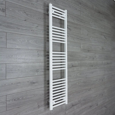 1600x300mm Heated Towel Rail Radiator Flat White