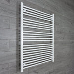 1200 mm High x 1000 mm Wide Heated Towel Radiator Flat White