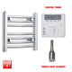 400x500mm Pre Filled Electric Towel Rail Straight or Curved