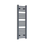 1000x300mm Heated Straight Anthracite-Sand Grey Towel Rail