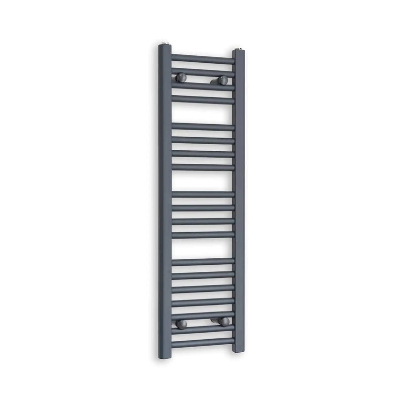 1000x300mm Heated Straight Anthracite-Sand Grey Towel Rail