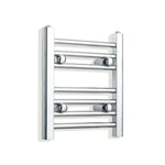 400 mm High x 350 mm Wide Heated Straight Towel Rail Radiator Chrome