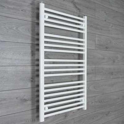 1000x700mm Towel Rail Radiator Flat White Central Heating