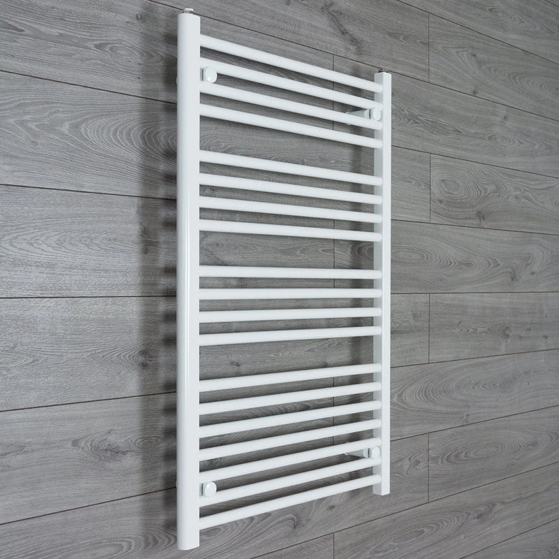 1000x700mm Towel Rail Radiator Flat White Central Heating