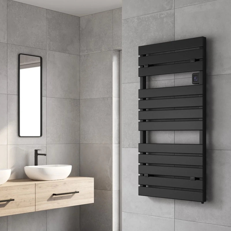 Reina Gia Dry Electric Heated Towel Rail Designer Radiator