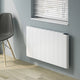 Reina Maia Horizontal Dry Electric Heated White Designer Radiator