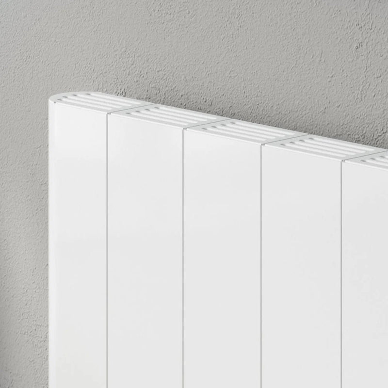 Reina Maia Horizontal Dry Electric Heated White Designer Radiator