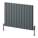 Reina Piatto Horizontal Aluminium Radiator