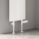 Reina Picoli White aluminium radiator roomset 2