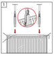 Step 1: lower the PK1 or PK3 floor bracket clip onto the top of a panel radiator