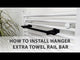 Extra Towel Rail Bar 460mm - Elegant Radiators Video