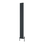 Matt Black Heated Towel Rail
