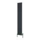Reina Albano Anthracite aluminium radiator 1800 x 270mm