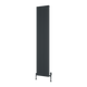 Reina Albano Anthracite aluminium radiator 1800 x 350mm