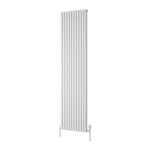 White Heated Towel Rail