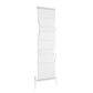 1800 x 500 mm / White Reina Aletta Vertical Mild Steel Designer Radiators 1800 x 500mm