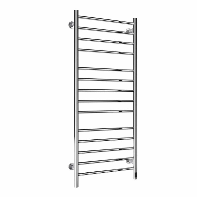 Polished / 1200 x 500 mm Reina Arnage Dry Electric Heated Towel Rail Designer Radiator