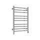 Polished / 800 x 500 mm Reina Arnage Dry Electric Heated Towel Rail Designer Radiator