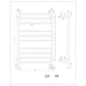 Reina Arnage Dry Electric Heated Towel Rail Designer Radiator