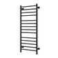 Matt Black / 1200 x 500 mm Reina Arnage Dry Electric Heated Towel Rail Designer Radiator