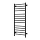 Matt Black / 1200 x 500 mm Reina Arnage Dry Electric Heated Towel Rail Designer Radiator