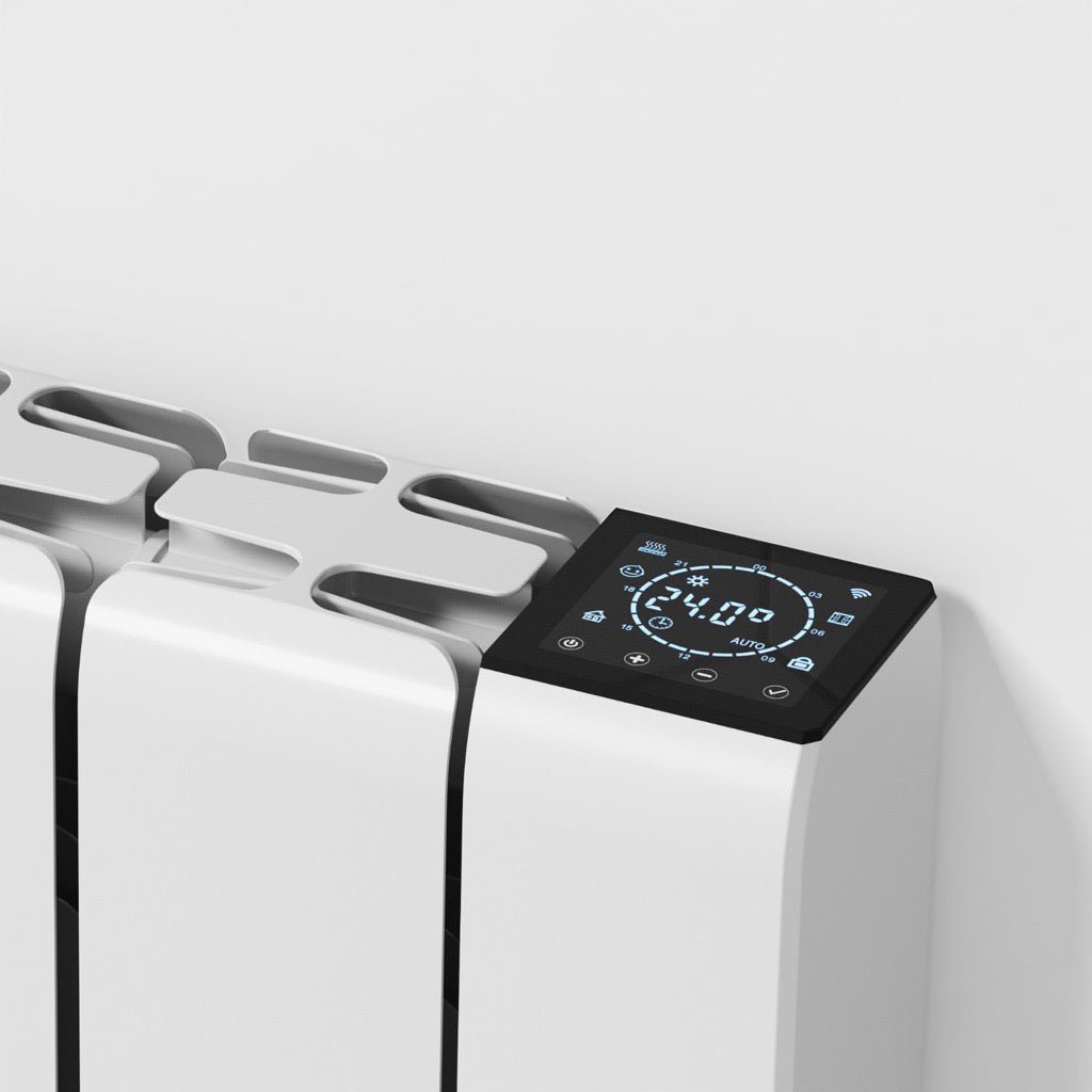 Reina Aron WiFi ceramic electric aluminium radiator — White and Black, four wattages