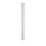 White Heated Towel Rail