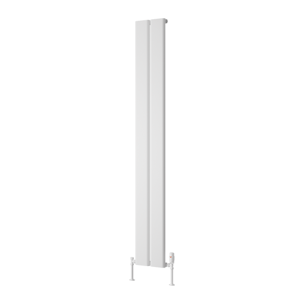 White Heated Towel Rail