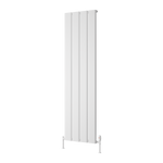 White Heated Towel Rail