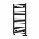Reina Capo Black Flat Designer Towel Rail Radiator