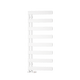 Reina Carpena Aluminium Heated Towel Rail