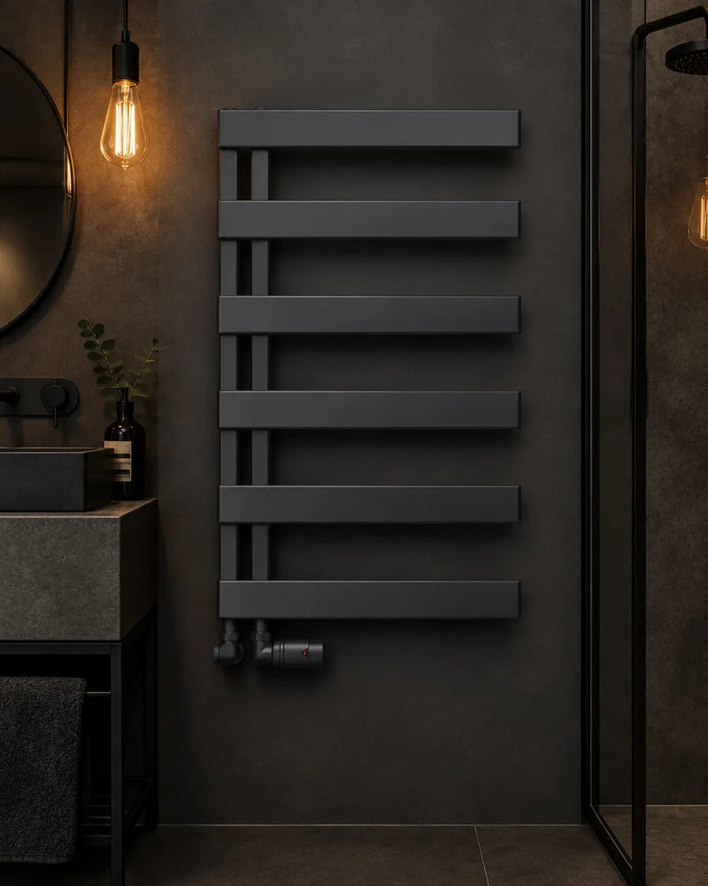 Reina Carpena Anthracite 1190mm industrial bathroom