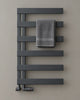Reina Carpena Anthracite 710mm with TRV valves