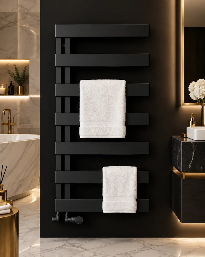 Reina Carpena Matt Black 1190mm luxury bathroom