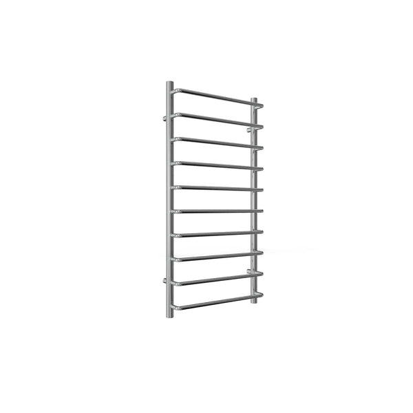 1000 x 500 mm Reina Designer Aliano Chrome Vertical Heated Towel Rail Steel Radiator