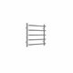500 x 500 mm Reina Designer Aliano Chrome Vertical Heated Towel Rail Steel Radiator