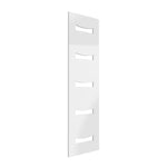 White Reina Designer Ancora Vertical Steel Radiator