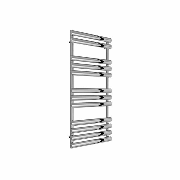 Chrome / 1130 x 500 mm Reina Designer Arbori Vertical Steel Radiator