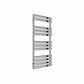 Chrome / 1130 x 500 mm Reina Designer Arbori Vertical Steel Radiator