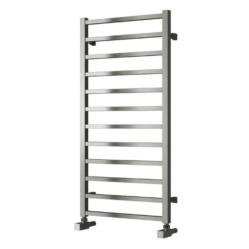 Reina Designer Arden Vertical Heated Towel Rail Stainless Steel Radiator