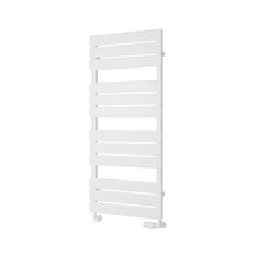 White / 1124 x 500 mm Reina Designer Avola Vertical Heated Towel Rail Steel Radiator