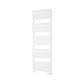 White / 1424 x 500 mm Reina Designer Avola Vertical Heated Towel Rail Steel Radiator