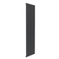 Anthracite / 1800 x 456 mm Reina Designer Bonera Vertical Steel Radiator