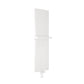 1800 x 540 mm / White Reina Designer Borda Vertical Heated Towel Rail Steel Radiator