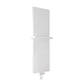 1800 x 640 mm / White Reina Designer Borda Vertical Heated Towel Rail Steel Radiator