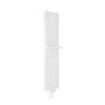 1800 x 440 mm / White Reina Designer Borda Vertical Heated Towel Rail Steel Radiator