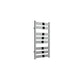 800 x 400 mm Reina Designer Carpi Vertical Heated Towel Rail Steel Radiator