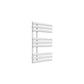 White / 820 x 500 mm Reina Designer Chisa Vertical Heated Towel Rail Steel Radiator