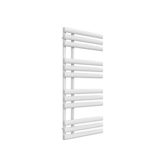 White / 1130 x 500 mm Reina Designer Chisa Vertical Heated Towel Rail Steel Radiator